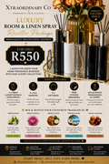 Luxury 100ml Room & Linen Spray Reseller Package R550