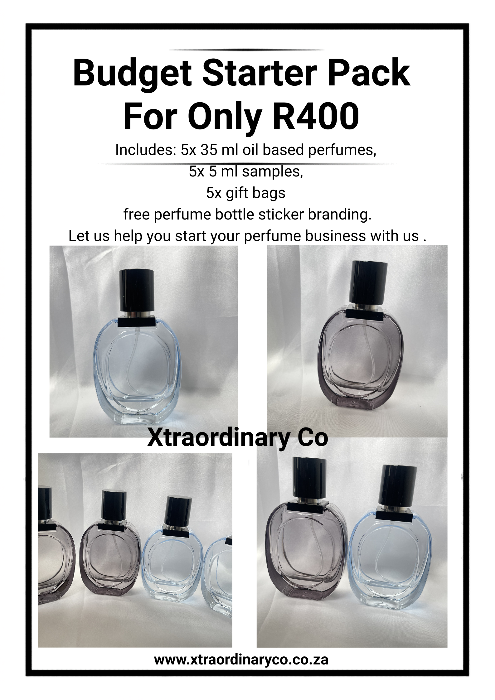 30ml Perfume Reseller Starter Package R400