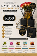 Matte Black Reed Diffuser Reseller Package R850