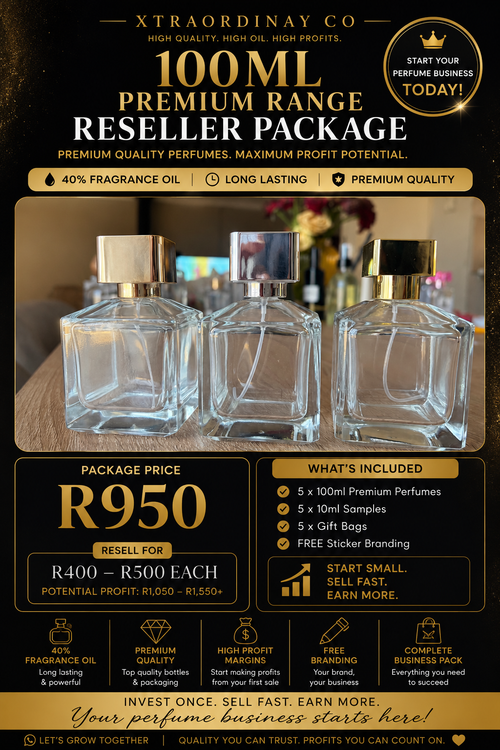 100ml Premium Reseller Package R950